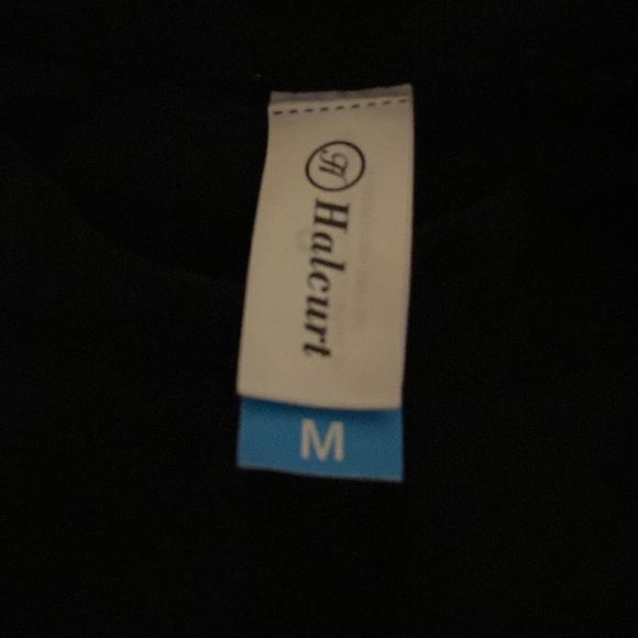 UV swim shirt. Size: Woman’s medium. Black short sleeve shirt. Brand: Halcurt - Picture 2 of 3